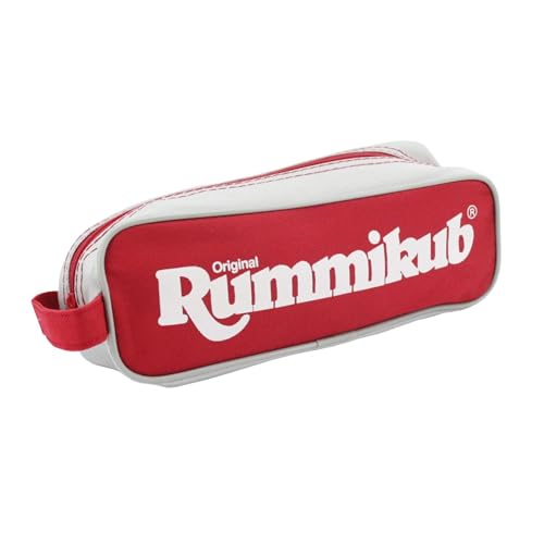 Jumbo Spiele Original Rummikub Travel Pouch - der Spieleklassiker mit kleiner Tasche für Reisen und zum Mitnehmen - Gesellschaftsspiel für Erwachsene und Kinder ab 7 Jahren - 2 bis 4 Spieler von Jumbo