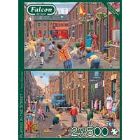 Jumbo Spiele - Playing in the Street - 2x 500 Teile von Jumbo Spiele