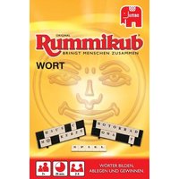 Rummikub - Original Rummikub Wort Kompakt in Metalldose von Jumbo Spiele