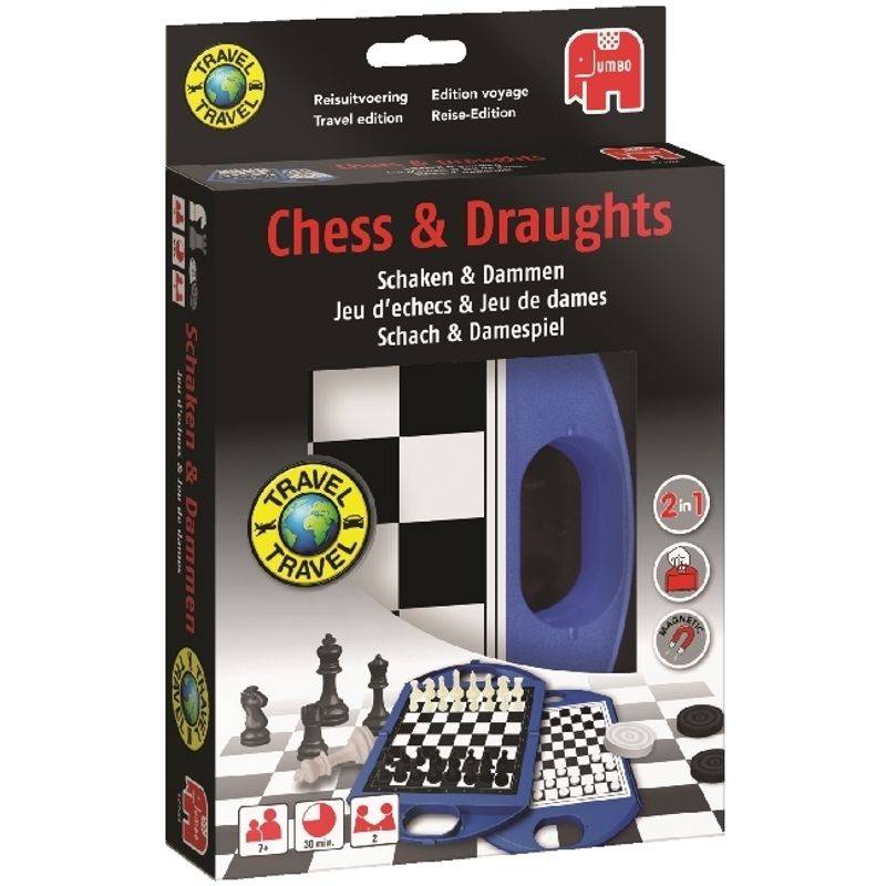 Schach/Dame, Travel (Spiel) von Jumbo Spiele