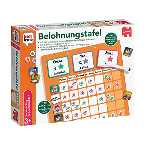 Jumbo Ich lerne Belohnungstafel, für bis zu 3 Kinder. Ab 3 Jahren Jumbo Ich lerne Belohnungstafel, für bis zu 3 Kinder. Ab 3 Jahren von Jumbo