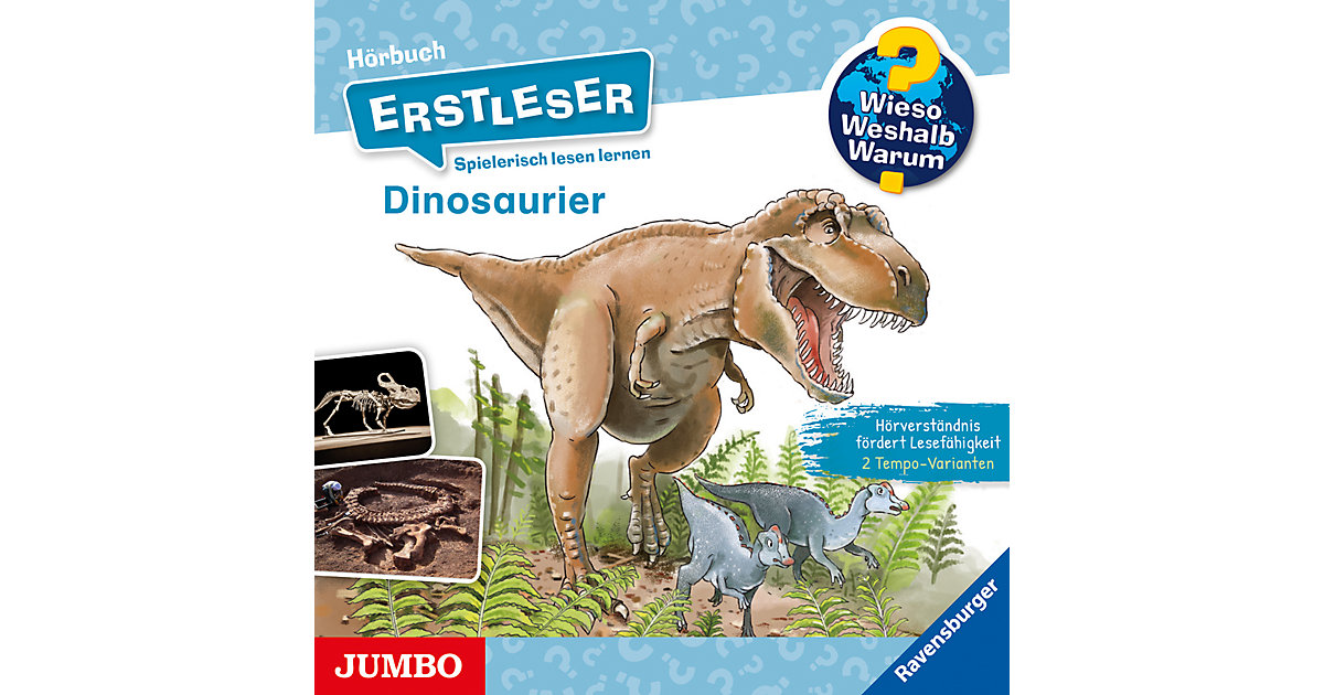 CD WWW Wieso Weshalb Warum? Erstleser Dinosaurier Hörbuch CD WWW Wieso Weshalb Warum? Erstleser Dinosaurier Hörbuch von Jumbo