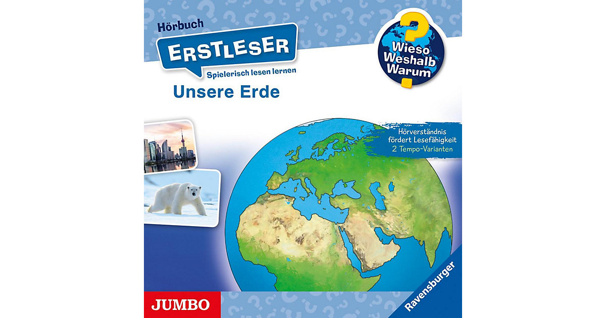 CD Wieso Weshalb Warum Erstleser - Unsere Erde Hörbuch CD Wieso Weshalb Warum Erstleser - Unsere Erde Hörbuch von Jumbo