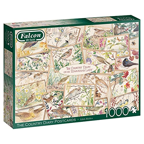 Falcon de Luxe The Country Diary Postcards 1000 Teile von Jumbo