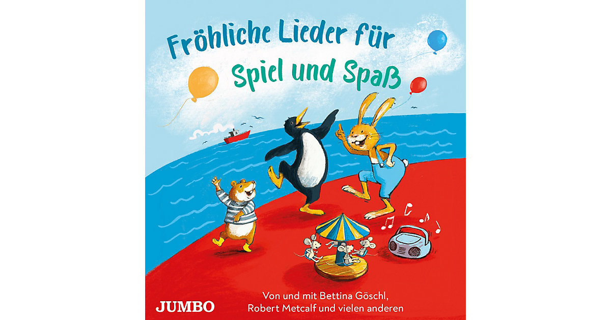 Fröhliche Lieder Spiel und Spaß Hörbuch  Kinder von Jumbo
