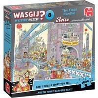 JUMBO 1110100581 Puzzle 1000 Teile Wasgij Retro Mystery 8 - Die letzte Hürde! von Jumbo