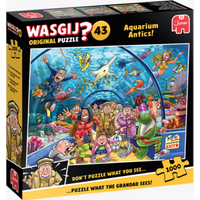 JUMBO 1110100585 Puzzle 1000 Teile Wasgij Original 43 - Aquarium Antics JUMBO 1110100585 Puzzle 1000 Teile Wasgij Original 43 - Aquarium Antics von Jumbo
