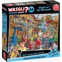 JUMBO 1110100590 Puzzle 1000 Teile Wasgij Mystery 24 - Ausflug ins Museum! von Jumbo