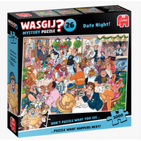 JUMBO 1110100592 Puzzle 1000 Teile Wasgij Mystery 26 - Date Night! JUMBO 1110100592 Puzzle 1000 Teile Wasgij Mystery 26 - Date Night! von Jumbo