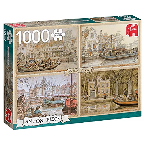 Jumbo Does Not Apply Boote im Kanal, Anton PIECK Puzzles, 1000 Stück, Mehrfarbig, Einheitsgröße (18855) Jumbo Does Not Apply Boote im Kanal, Anton PIECK Puzzles, 1000 Stück, Mehrfarbig, Einheitsgröße (18855) von Jumbo
