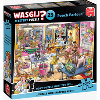 JUMBO SPIELE 1110100589 Puzzle 1000 Teile Wasgij Mystery 23 - Hundesalon von Jumbo