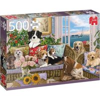 JUMBO SPIELE 18849 Puzzle 500 Teile Pelzige Freunde von Jumbo