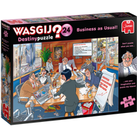 JUMBO SPIELE 25013 Wasgij Destiny 24 - Business as Usual! - 1000 Teile von Jumbo