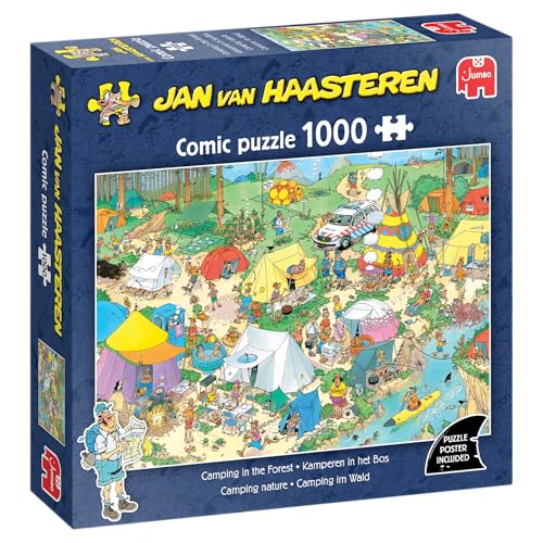 Jan Van Haasteren – JVH – Camping im Wald – Camping im Wald – Puzzle für Erwachsene – 100 % recycelter Karton – 1000 Teile Jumbo Jan Van Haasteren – JVH – Camping im Wald – Camping im Wald – Puzzle für Erwachsene – 100 % recycelter Karton – 1000 Teile Jumbo von Jumbo