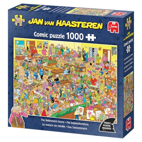 Jan Van Haasteren – JVH – Das Pflegeheim – The Retirement Home – Puzzle für Erwachsene – Lustig – Karton 100% recycelt – 1000 Teile Jumbo Jan Van Haasteren – JVH – Das Pflegeheim – The Retirement Home – Puzzle für Erwachsene – Lustig – Karton 100% recycelt – 1000 Teile Jumbo von Jumbo