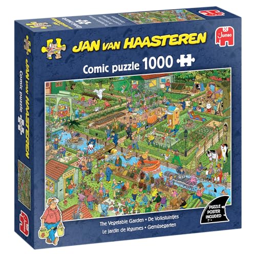 Jan Van Haasteren – JVH – Der Gemüsegarten – The Vegetable Garden – Puzzle für Erwachsene – 100% recycelter Karton – 1000 Teile Jumbo von Jumbo