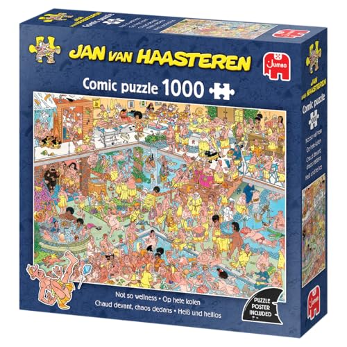 Jan Van Haasteren – JVH – Warm vorne, Chaos innen – Not So Wellness – Puzzle für Erwachsene – Lustig – Karton 100% recycelt – 1000 Teile Jumbo Jan Van Haasteren – JVH – Warm vorne, Chaos innen – Not So Wellness – Puzzle für Erwachsene – Lustig – Karton 100% recycelt – 1000 Teile Jumbo von Jumbo