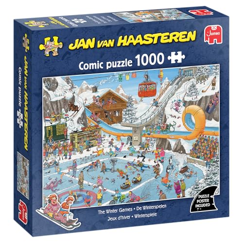Jan Van Haasteren – JVH – Winterspiele – Winter Games – Puzzle für Erwachsene – 100% recycelter Karton – 1000 Teile Jumbo von Jumbo
