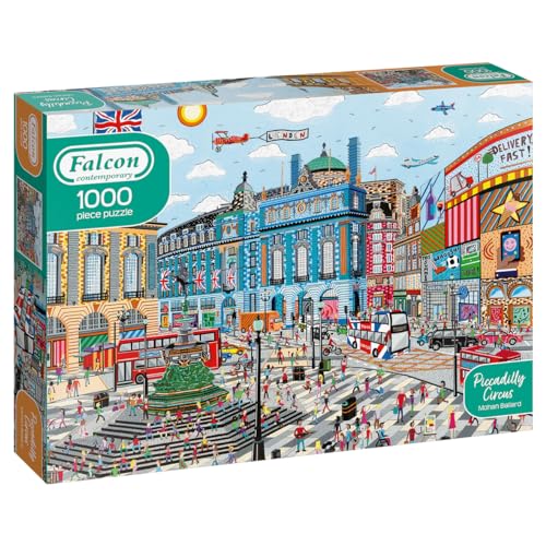 Jumbo, Falcon Contemporary - Piccadilly Circus, Puzzles für Erwachsene, 1000 Teile Jumbo, Falcon Contemporary - Piccadilly Circus, Puzzles für Erwachsene, 1000 Teile von Jumbo
