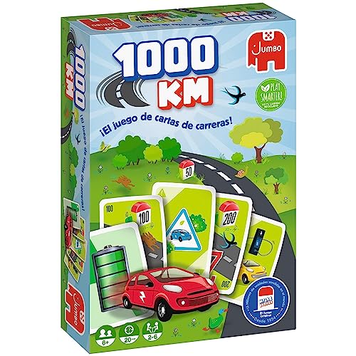 Jumbo 1000km - Kartenspiel - Familienspiel - Ab 6 Jahren - Spanisch - Familienspiel von 2 bis 6 Spielern von Jumbo