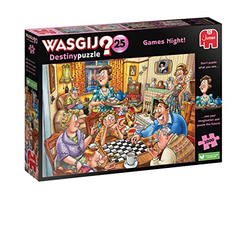 Wasgij Destiny 25 Puzzle - Spiel Nacht 1000 Teile Wasgij Destiny 25 Puzzle - Spiel Nacht 1000 Teile von Jumbo
