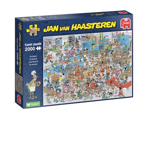 Jumbo 1110100311 Die Bäckerei 2000 Pieces Puzzlespiel, Mehrfarbig von Jumbo
