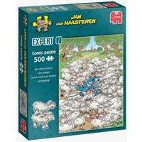 Jumbo 1110100525 - Jan van Haasteren Expert 7, Lammgelegt, Comic-Puzzle, 500 Teile von Jumbo