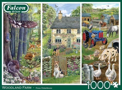 Falcon Puzzle - Waldbauernhof - 1000 Teile von Jumbo