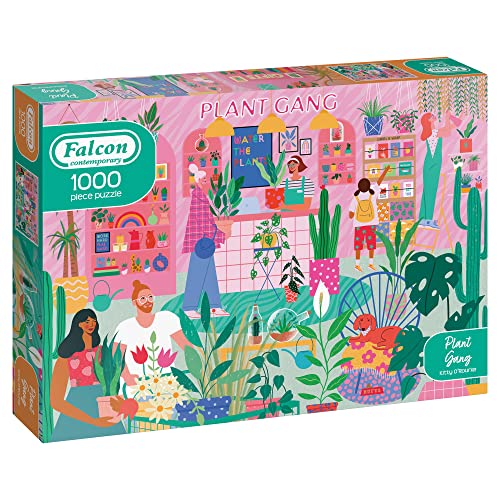 Jumbo, Falcon Contemporary - Plant Gang, Puzzles für Erwachsene, 1000 Teile von Jumbo