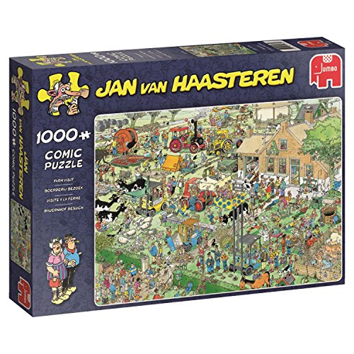 Jumbo 19063 Bauernhof Besuch, Puzzle, 1000 Teile von Jumbo