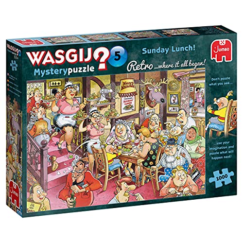 Jumbo 25009 Wasgij Retro Mystery 5 - Sonntagsessen! 1000 Teile Puzzle Jumbo 25009 Wasgij Retro Mystery 5 - Sonntagsessen! 1000 Teile Puzzle von Jumbo