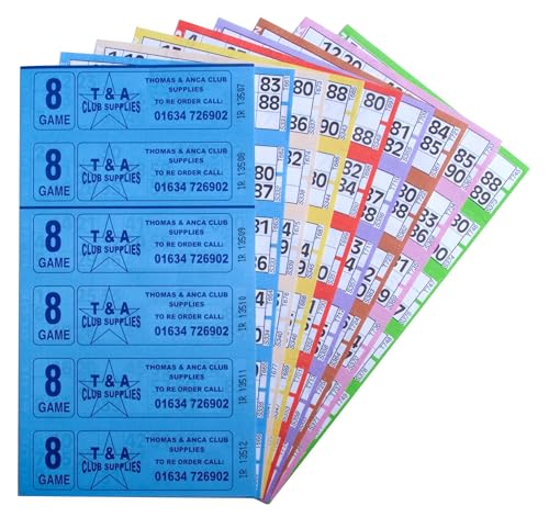 Jumbo Bingo Ticket Booklets, 6 to View, 8 Game von Jumbo
