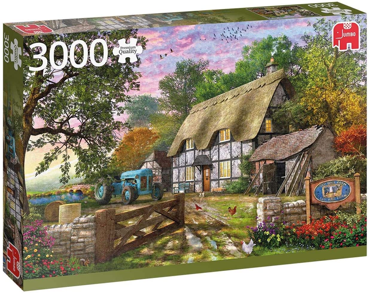 Jumbo Das Bauernhaus 3000 Teile Puzzle Jumbo-18870 von Jumbo