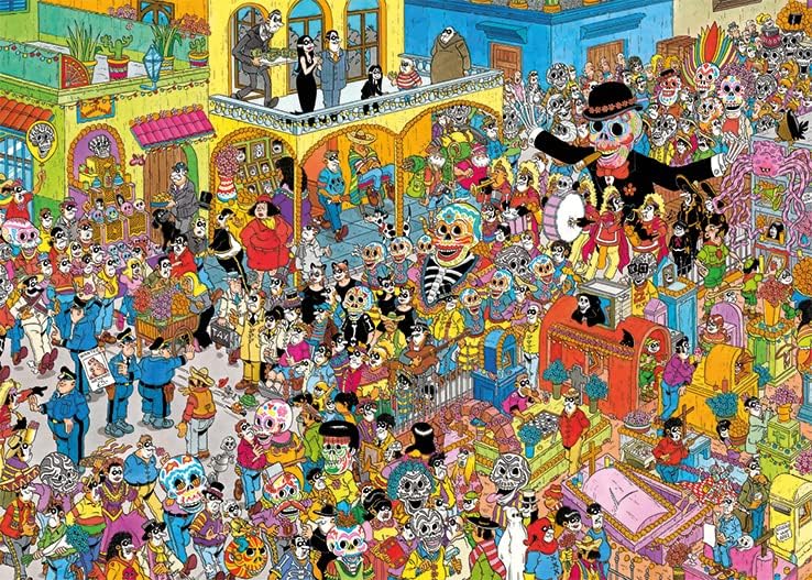 Jumbo Dia de Los Muertos 1000 Teile Puzzle Jumbo-00614 Jumbo Dia de Los Muertos 1000 Teile Puzzle Jumbo-00614 von Jumbo