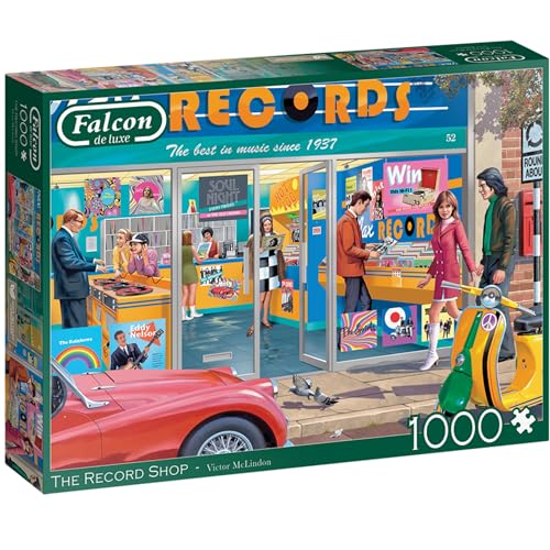 Falcon - The Record Shop - 1000 Teile Puzzle von Jumbo