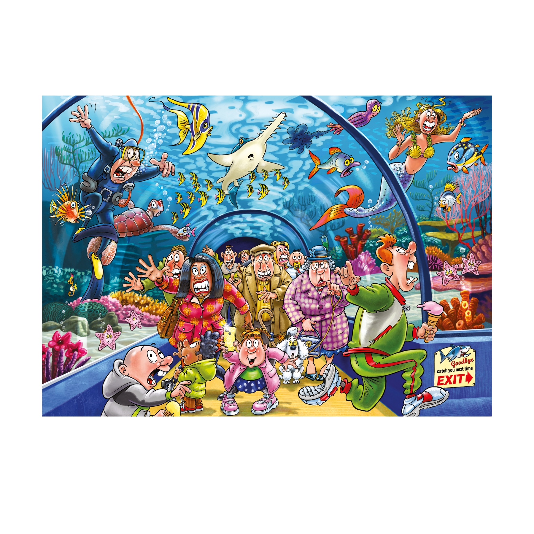Jumbo Fisch-Business 1000 Teile Puzzle Jumbo-00585 Jumbo Fisch-Business 1000 Teile Puzzle Jumbo-00585 von Jumbo
