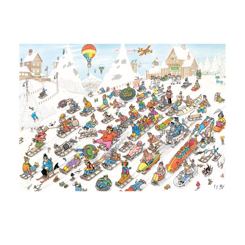 Jumbo It's all going downhill 1000 Teile Puzzle Jumbo-00615 von Jumbo