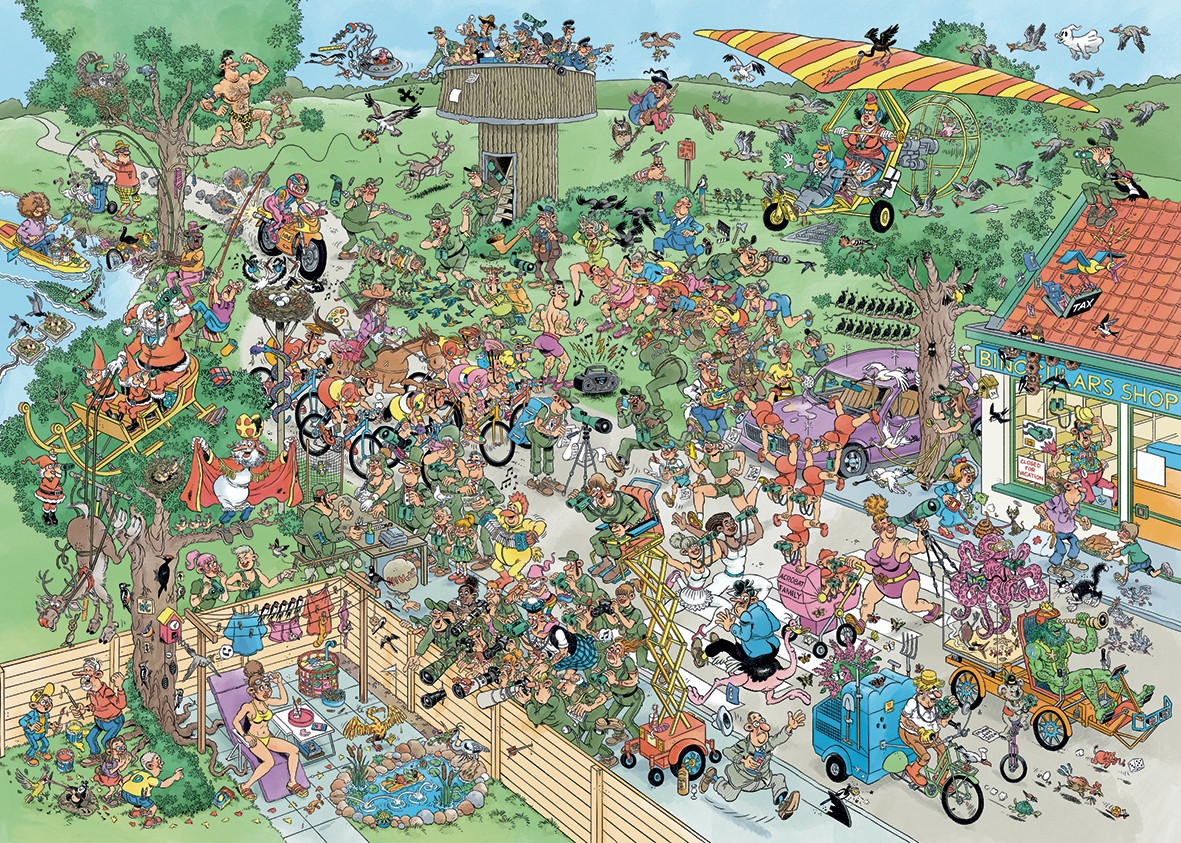 Jumbo JVH - Stunde der Gartenvögel 1000 Teile Puzzle Jumbo-00623 Jumbo JVH - Stunde der Gartenvögel 1000 Teile Puzzle Jumbo-00623 von Jumbo