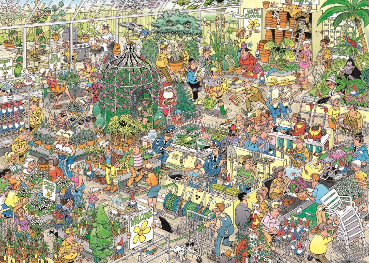 Jumbo Jan Van Haasteren - Gartencenter 1000 Teile Puzzle Jumbo-00602 Jumbo Jan Van Haasteren - Gartencenter 1000 Teile Puzzle Jumbo-00602 von Jumbo