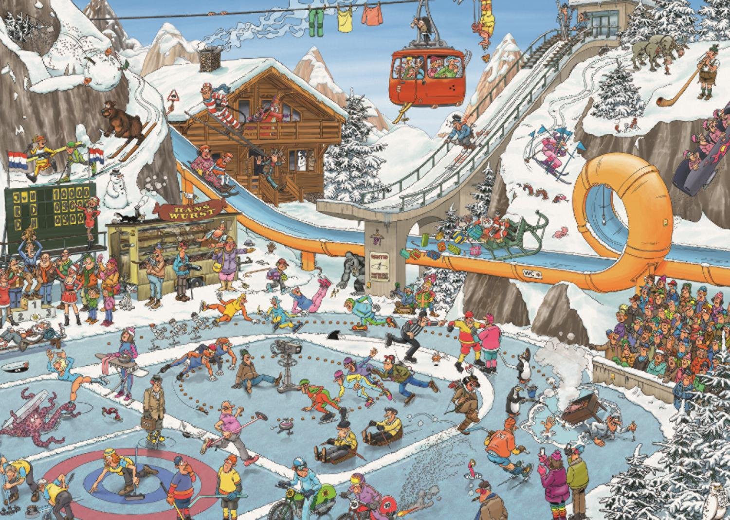 Jumbo Jan Van Haasteren - Winterspiele 1000 Teile Puzzle Jumbo-00601 Jumbo Jan Van Haasteren - Winterspiele 1000 Teile Puzzle Jumbo-00601 von Jumbo