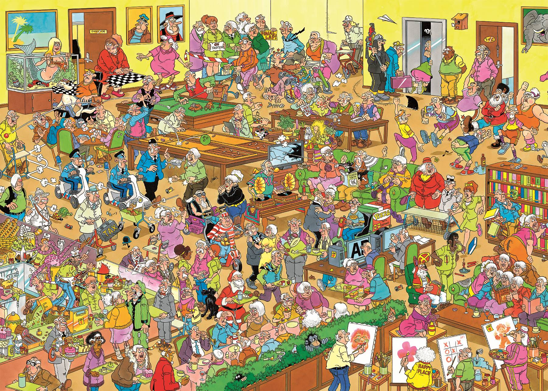 Jumbo Jan van Haasteren - Das Seniorenheim 1000 Teile Puzzle Jumbo-00626 Jumbo Jan van Haasteren - Das Seniorenheim 1000 Teile Puzzle Jumbo-00626 von Jumbo