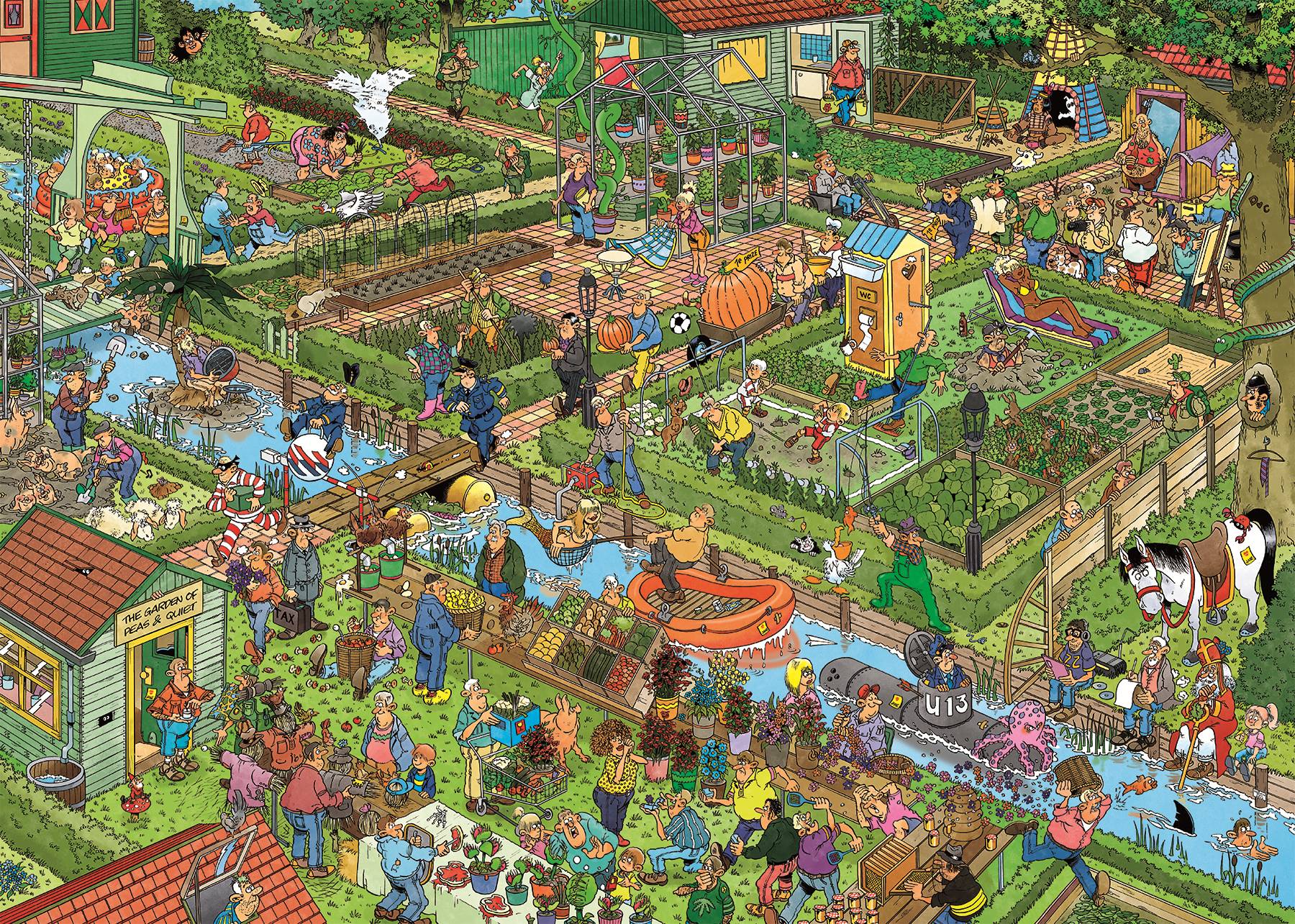 Jumbo Jan van Haasteren - Gemüsegarten 1000 Teile Puzzle Jumbo-00600 Jumbo Jan van Haasteren - Gemüsegarten 1000 Teile Puzzle Jumbo-00600 von Jumbo