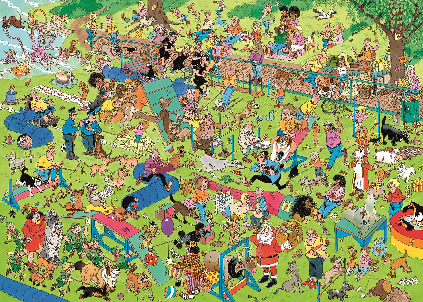 Jumbo Jan van Haasteren - Hunde-Hindernislauf 1000 Teile Puzzle Jumbo-00624 Jumbo Jan van Haasteren - Hunde-Hindernislauf 1000 Teile Puzzle Jumbo-00624 von Jumbo