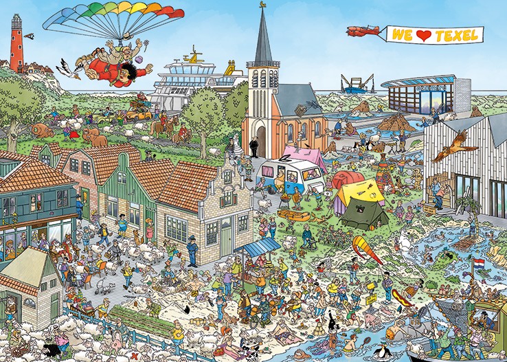 Jumbo Jan van Haasteren - Island Retreat 1000 Teile Puzzle Jumbo-20036 Jumbo Jan van Haasteren - Island Retreat 1000 Teile Puzzle Jumbo-20036 von Jumbo
