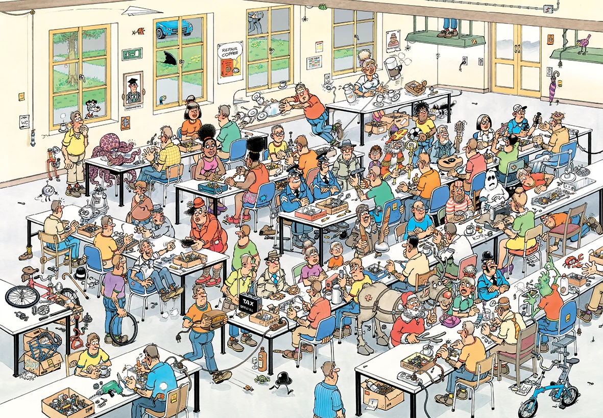 Jumbo Jan van Haasteren - Können wir das schaffen? 2000 Teile Puzzle Jumbo-00810 Jumbo Jan van Haasteren - Können wir das schaffen? 2000 Teile Puzzle Jumbo-00810 von Jumbo