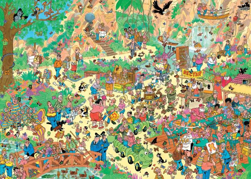 Jumbo Jan van Haasteren - Traumhaft schöne Schmetterlinge 1000 Teile Puzzle Jumbo-00535 Jumbo Jan van Haasteren - Traumhaft schöne Schmetterlinge 1000 Teile Puzzle Jumbo-00535 von Jumbo