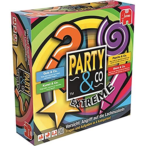 Jumbo - Party & Co. Extreme 3.0 Multi-Trial-Brettspiel, von 3 bis 20 Spielern, ab 14 Jahren, Spiel auf Deutsch von Jumbo