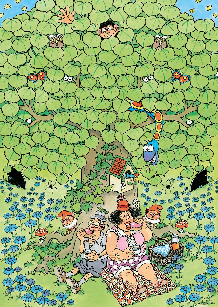 Jumbo Snack Under the Enchanted Tree 500 Teile Puzzle Jumbo-20090 von Jumbo