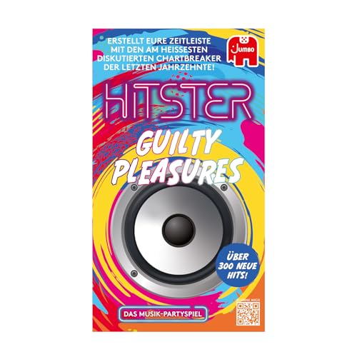Hitster Jumbo Spiele Guilty Pleasures - EIN Party- und Kartenspiel für Erwachsene und Familien - 2 bis 10 Spieler ab 16 Jahren Deutsch von Hitster