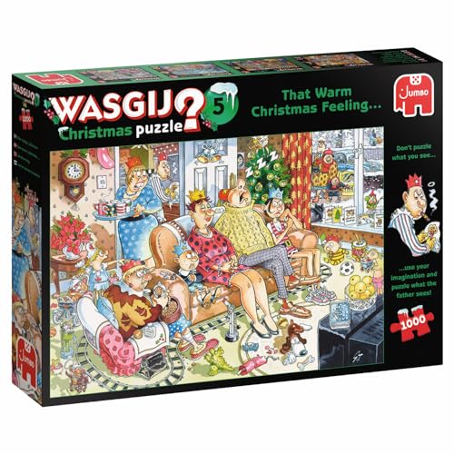 Jumbo Spiele 1119800097 Wasgij Christmas 5 Weihnachtsstimmung! 1000 Teile Puzzle von Jumbo